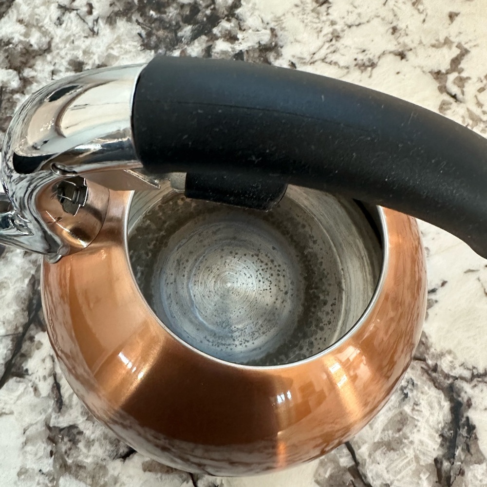 Primula Whistling Copper Stainless Steel Tea Kettle - 3 Qt - Picture 3 of 4